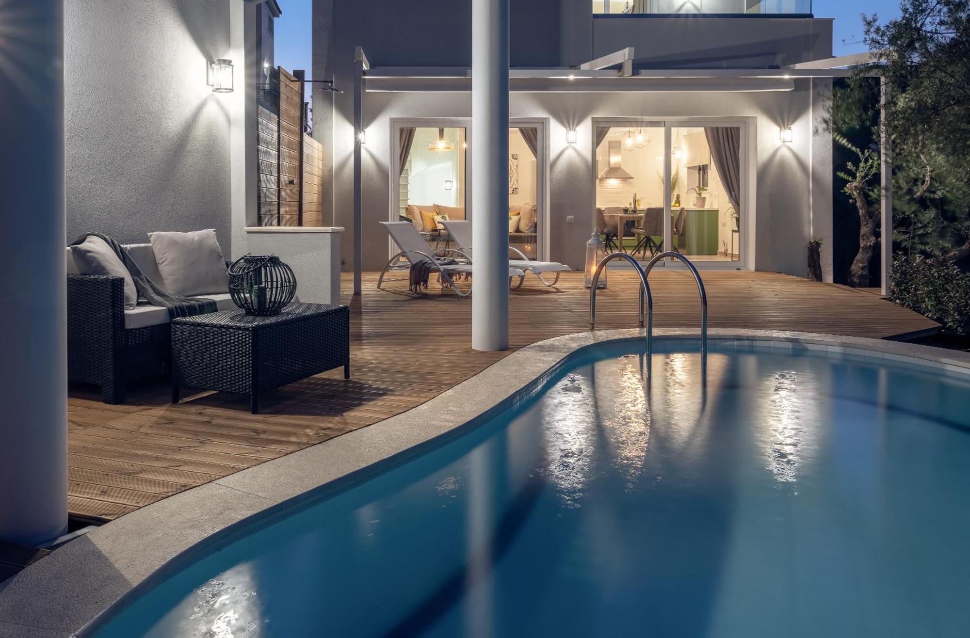 Chris & Jo Villas, Enchanting Escapes, With Heated Pools & Seaviews By Thinkvilla ザキントス エクステリア 写真