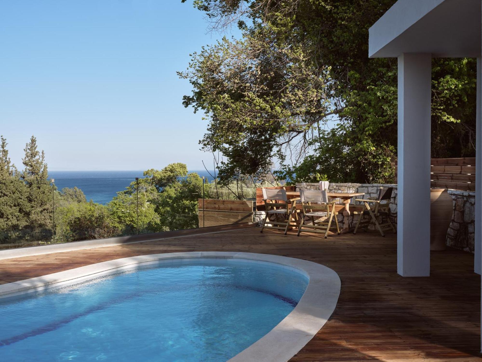 Chris & Jo Villas, Enchanting Escapes, With Heated Pools & Seaviews By Thinkvilla ザキントス エクステリア 写真
